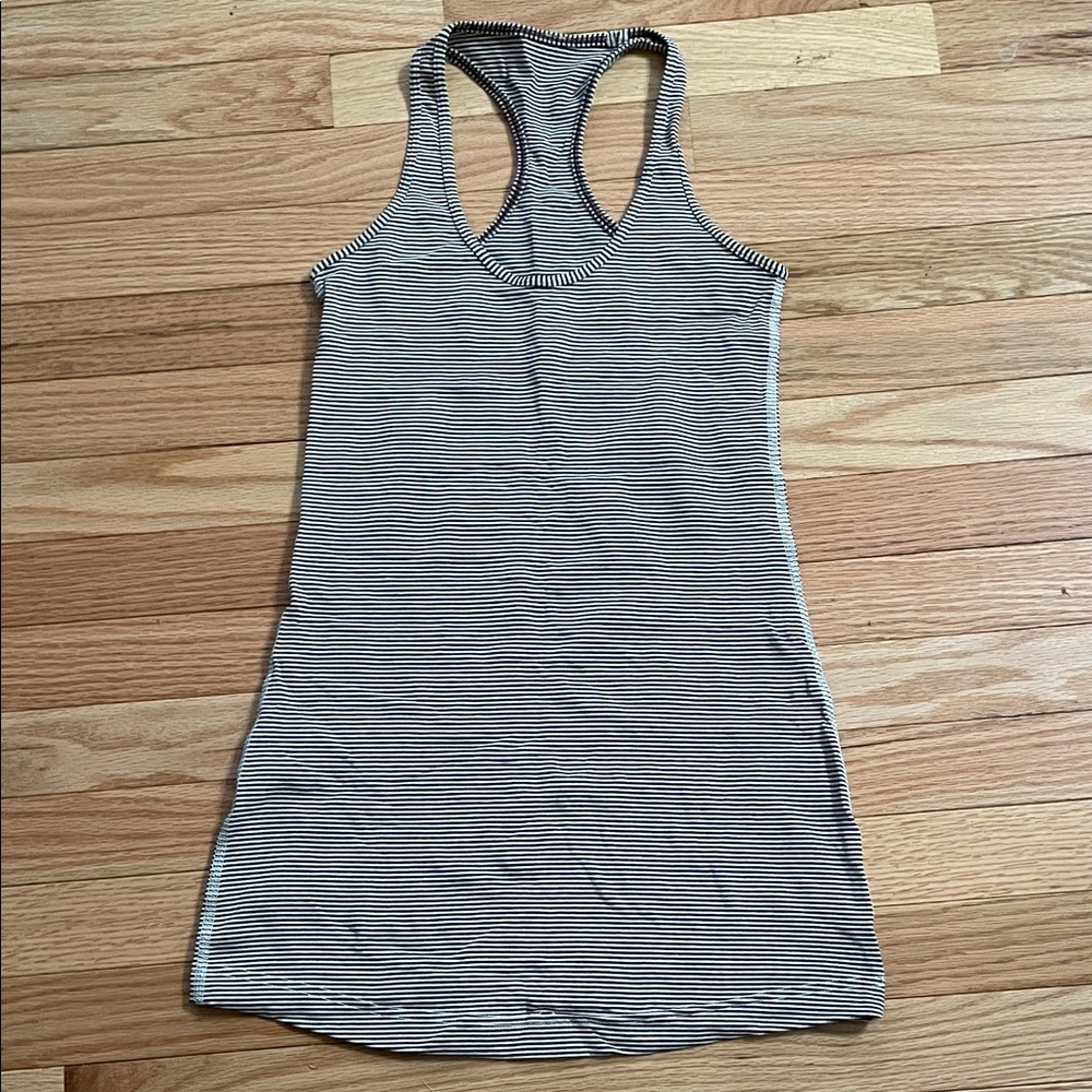 Lululemon Striped Racerback Tank Top 8
